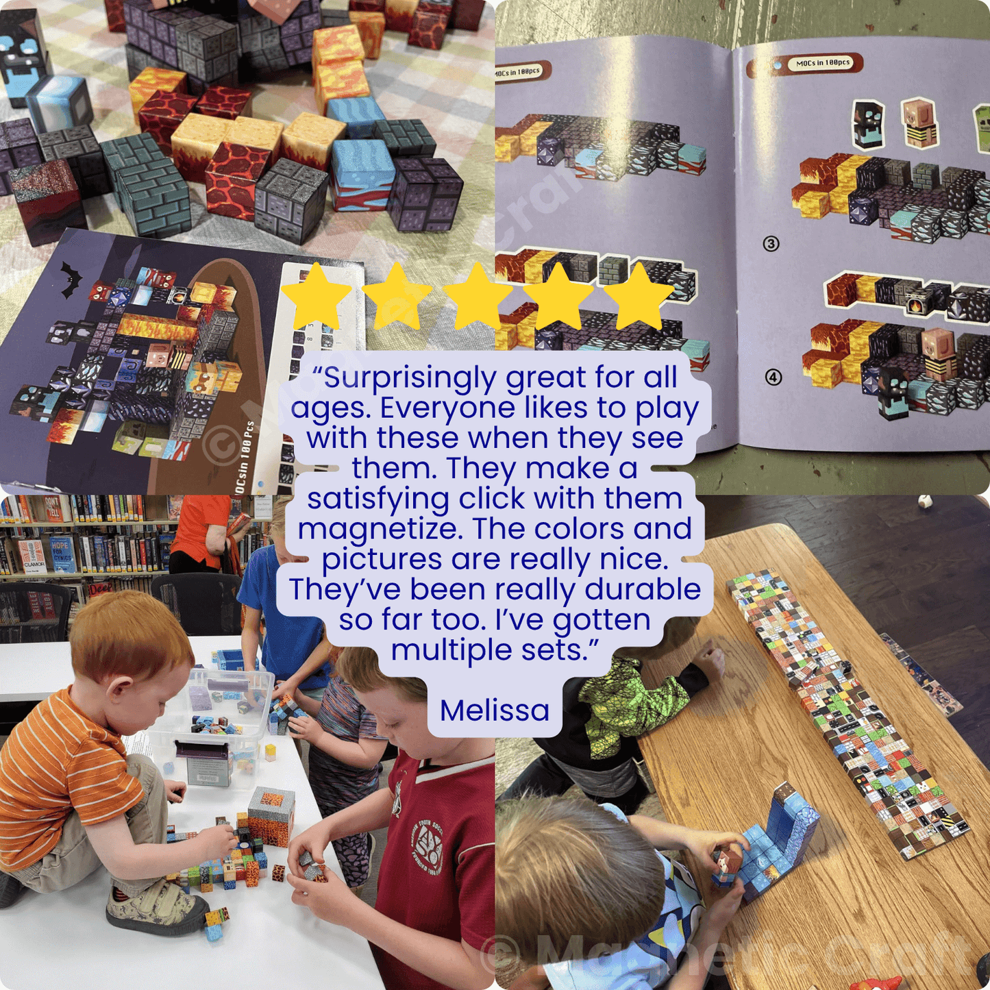 The Pixel Bundle Magnetic Blocks