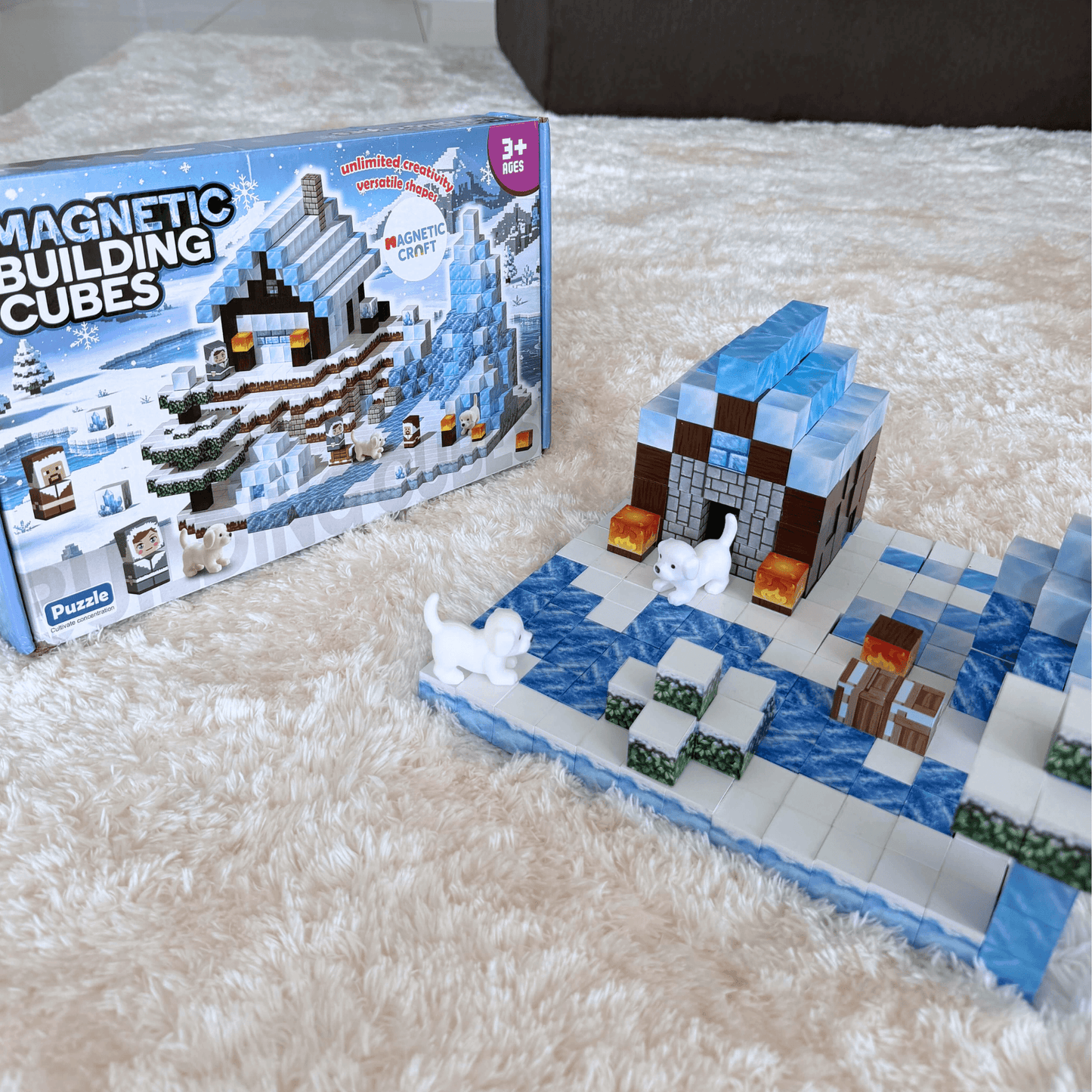Snow World 300 PCS Magnetic Cubes
