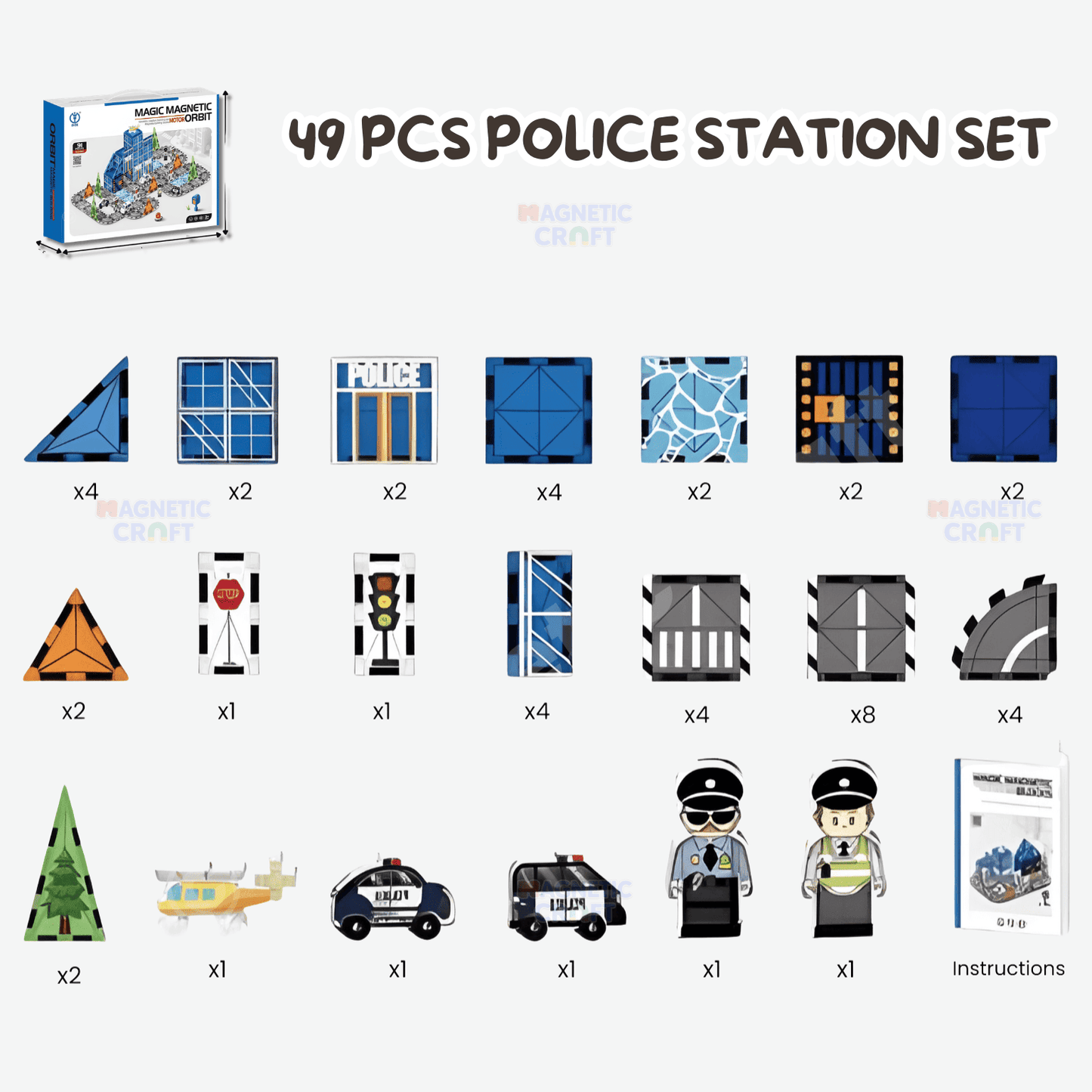 49 pieces