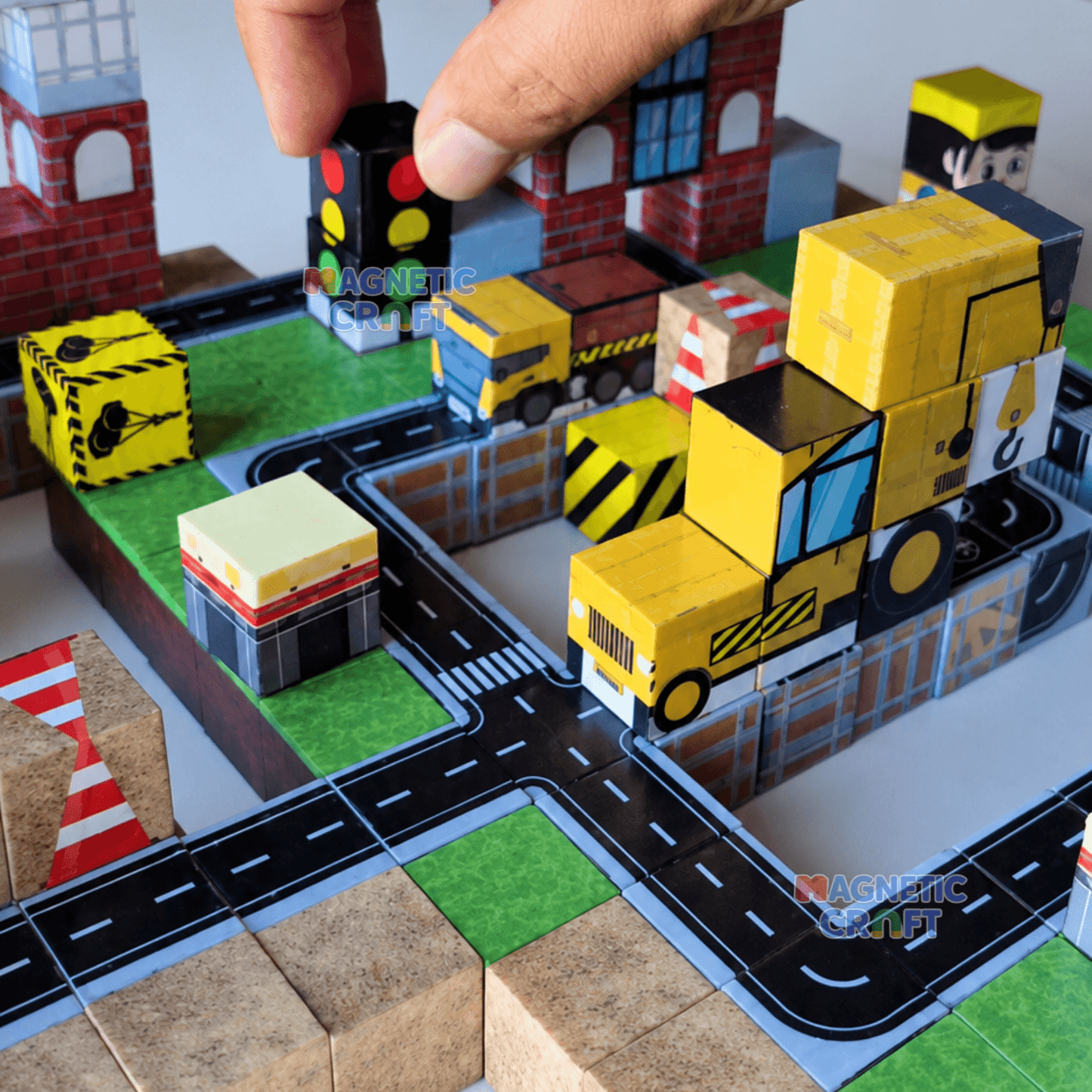 Construction World 100 PCS Magnetic Cubes