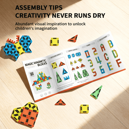 Mini Magnetic Tiles 60 PCS