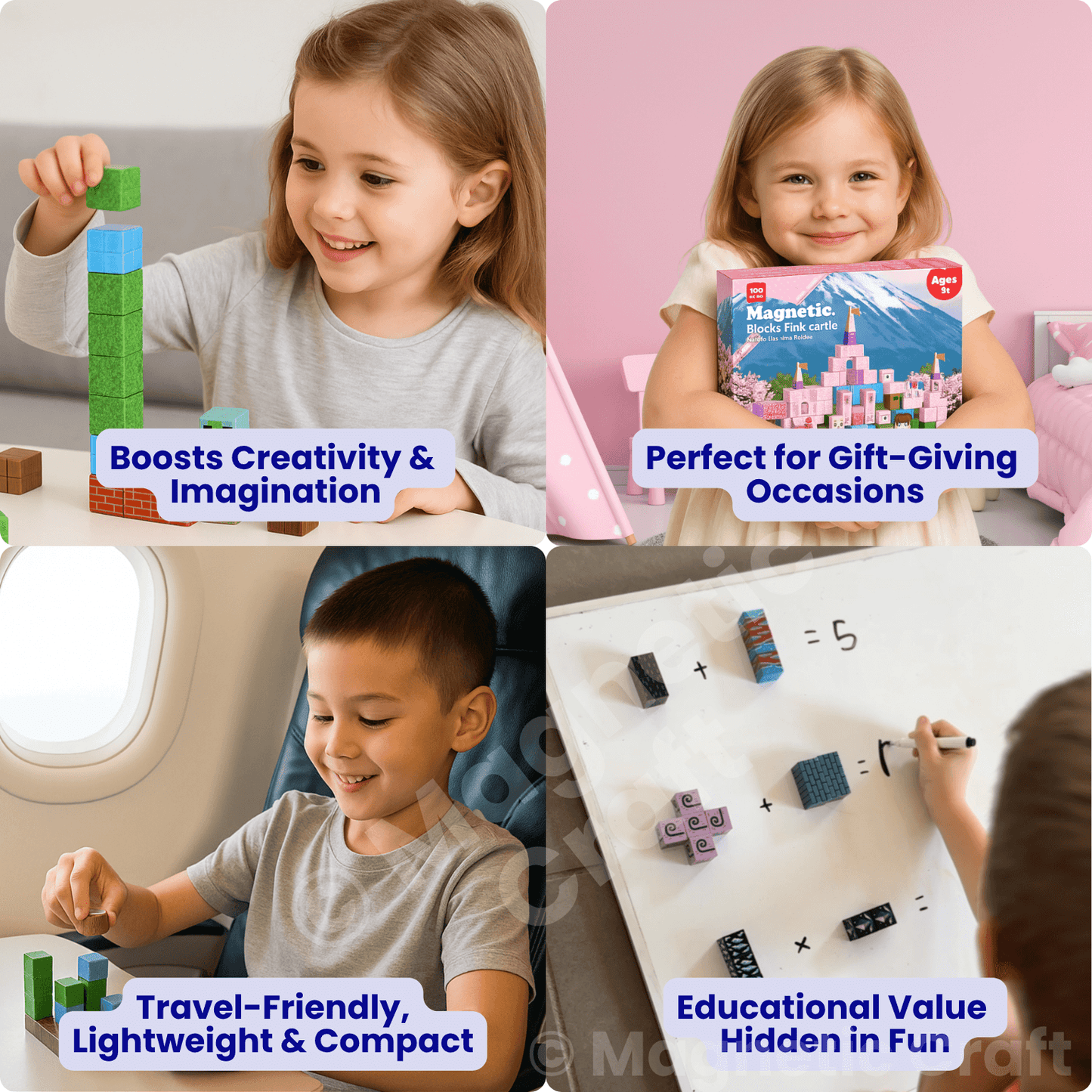 The Pixel Bundle Magnetic Blocks
