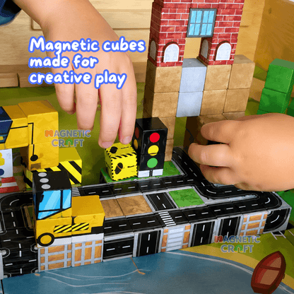 Construction World 100 PCS Magnetic Cubes