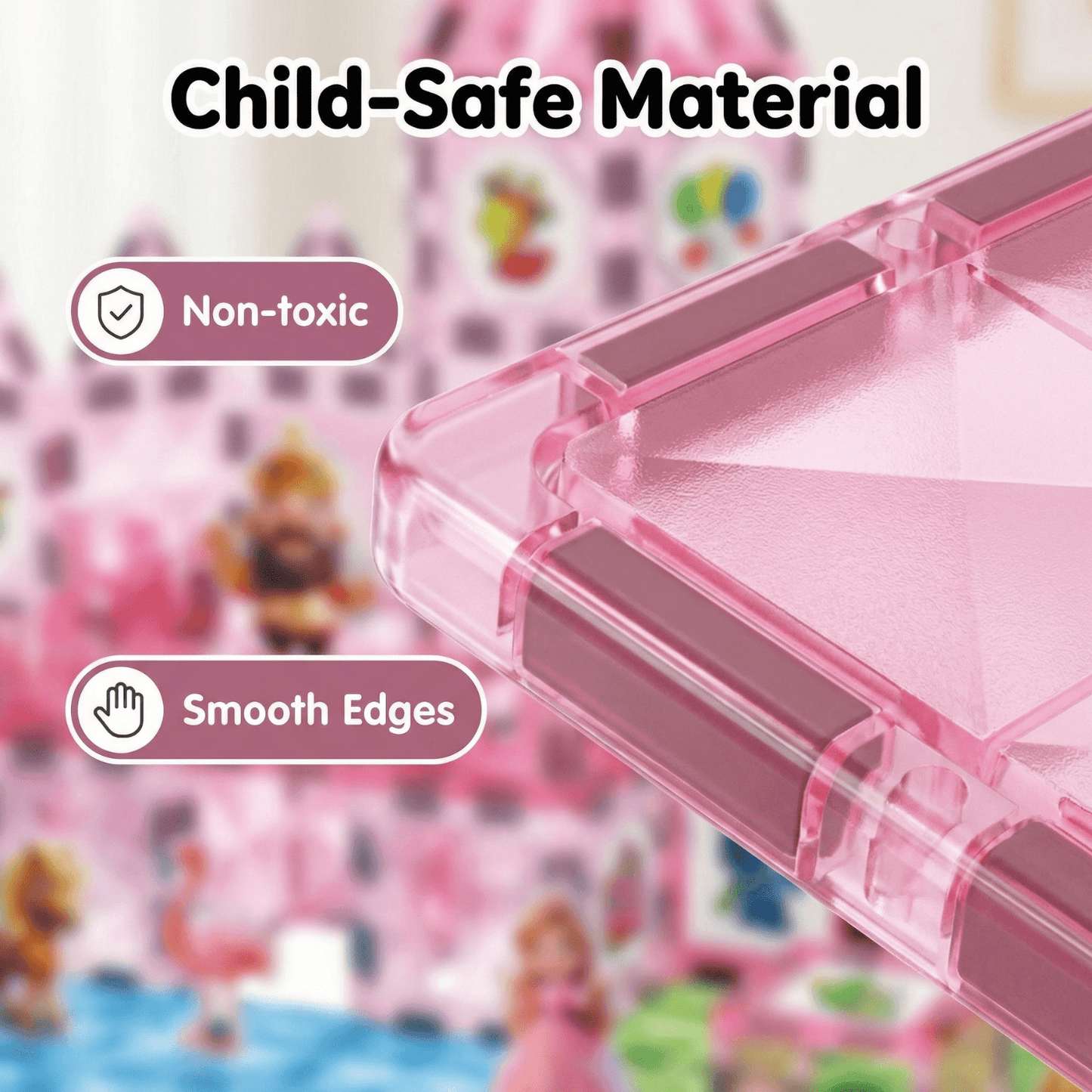 Princess Watercolour Magnetic Tiles