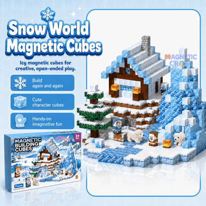 Snow World 300 PCS Magnetic Cubes