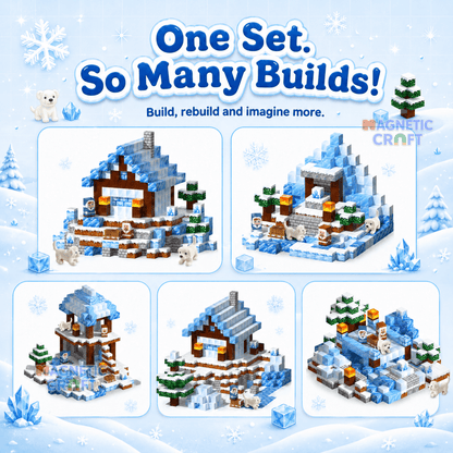 Snow World 300 PCS Magnetic Cubes