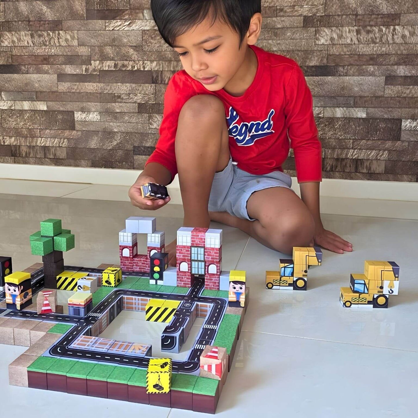 Construction World 100 PCS Magnetic Cubes