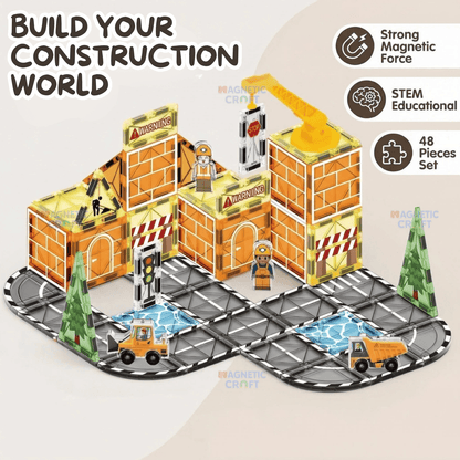 Construction World Magnetic Tiles