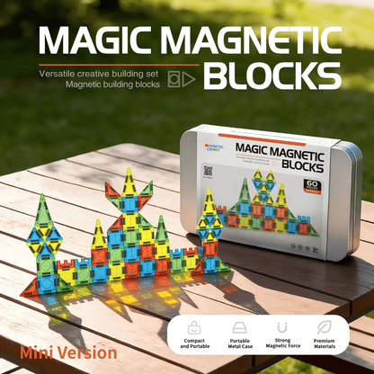 Mini Magnetic Tiles 60 PCS