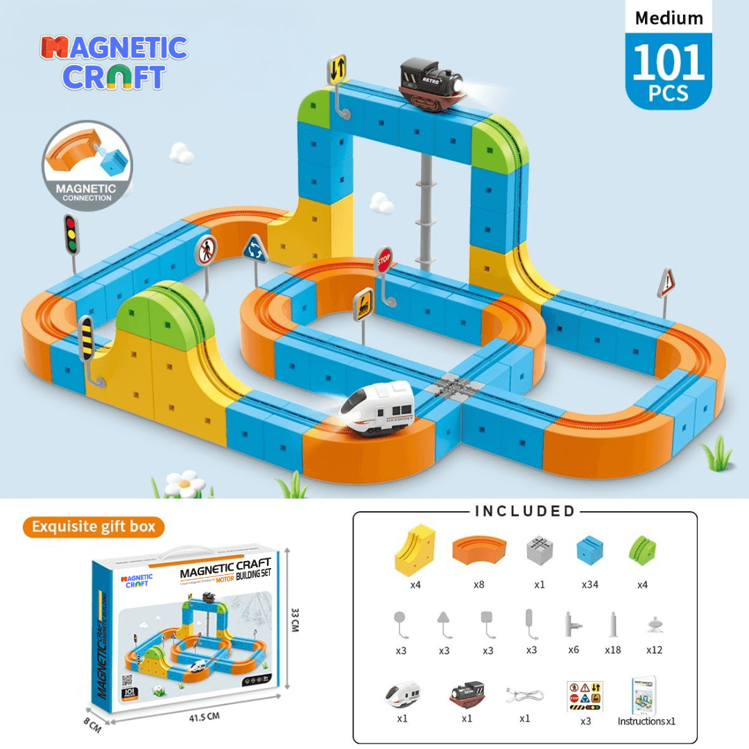 Magnetic Anti-Gravity Train Set