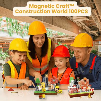 The Builders & Bravehearts Bundle Magnetic Blocks