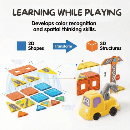 Construction World Magnetic Tiles