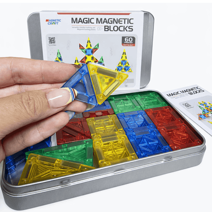 Mini Magnetic Tiles 60 PCS