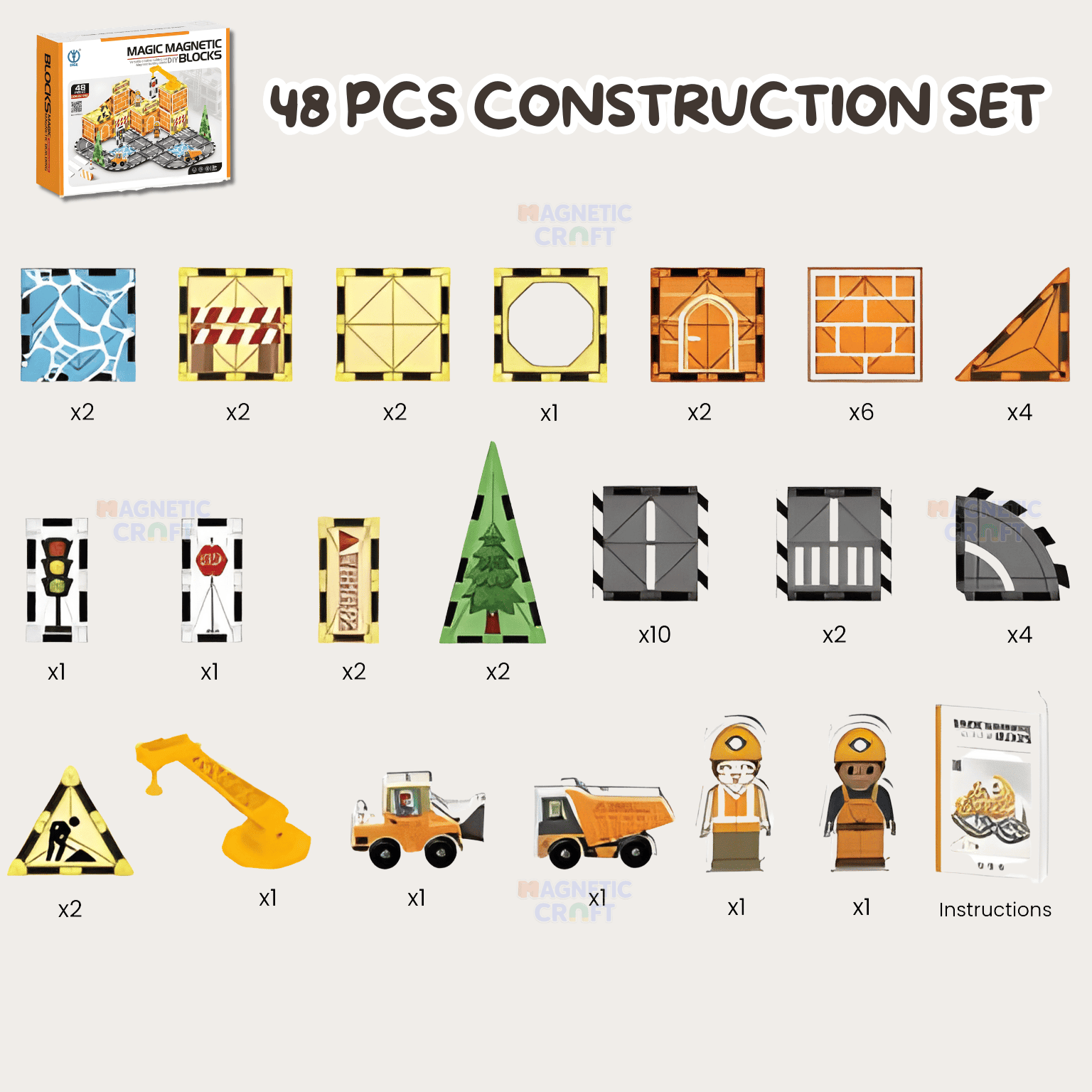 48 pieces