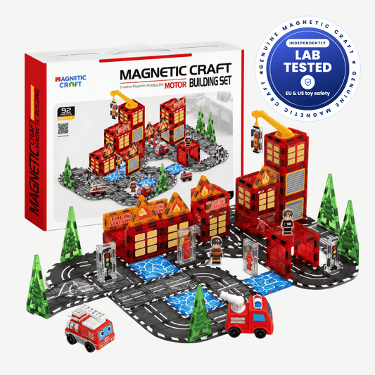 Fire Station Magnetic Tiles
