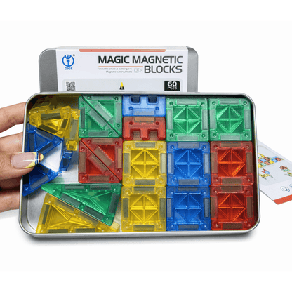Mini Magnetic Tiles 60 PCS