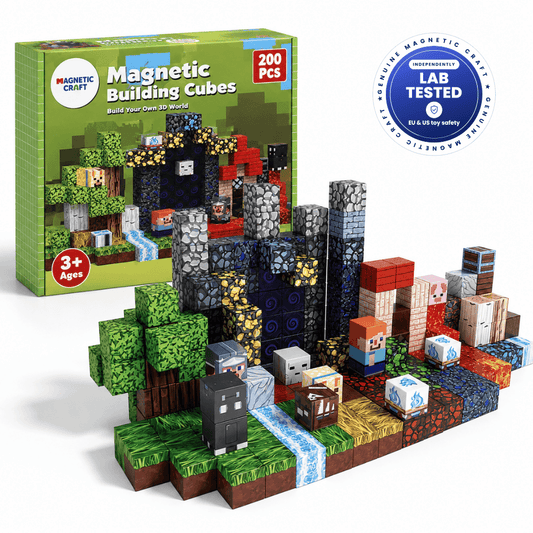 Pixel World 200 PCS Magnetic Cubes