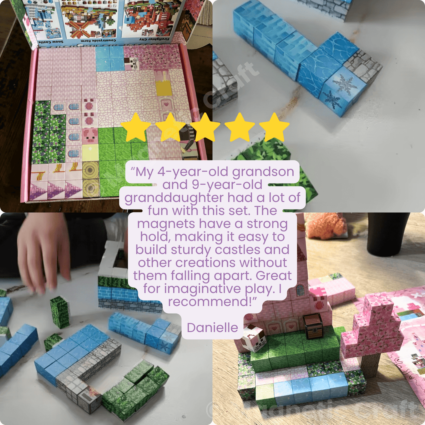 The Pixel Bundle Magnetic Blocks