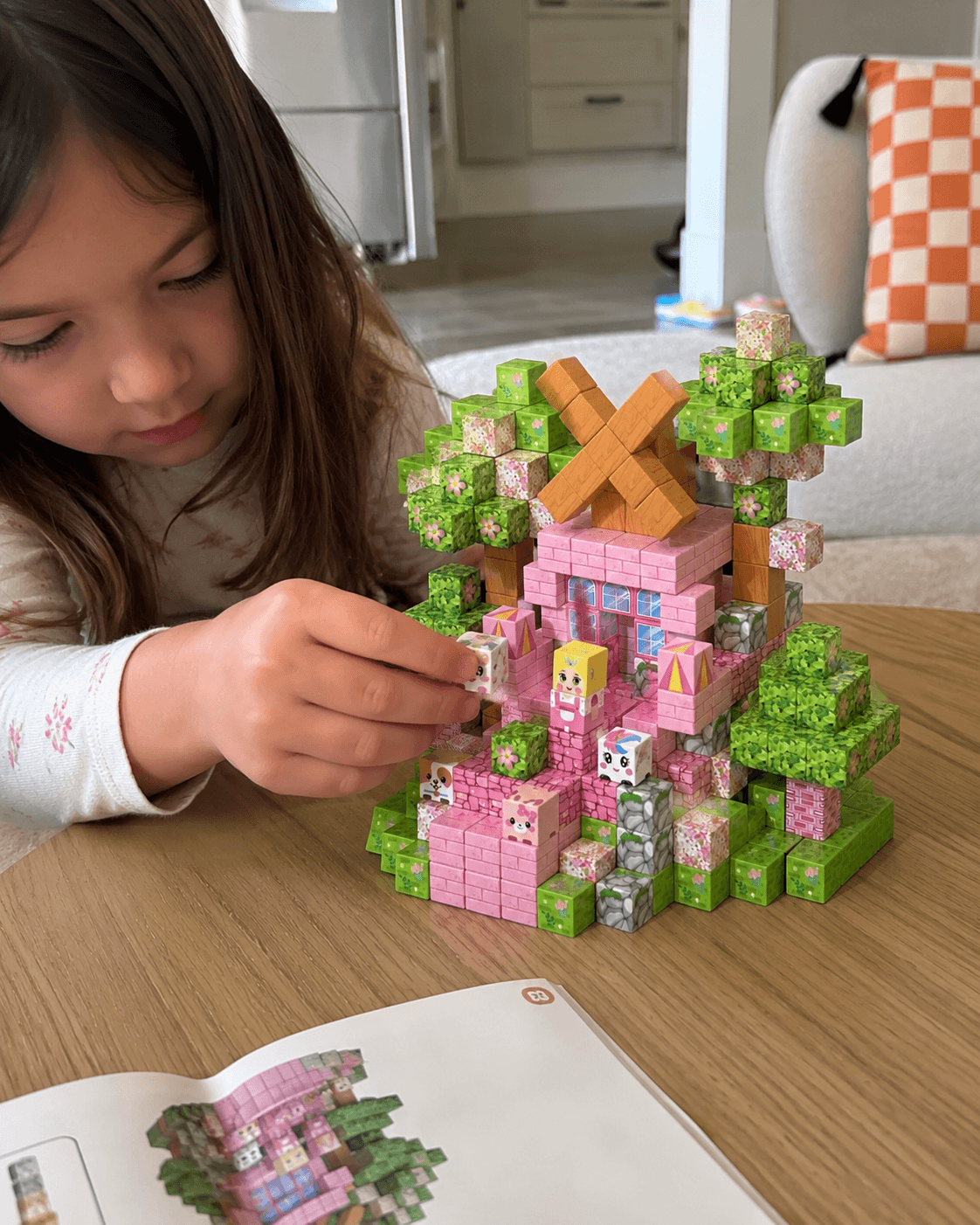 Pink Paradise 100 PCS Magnetic Cubes