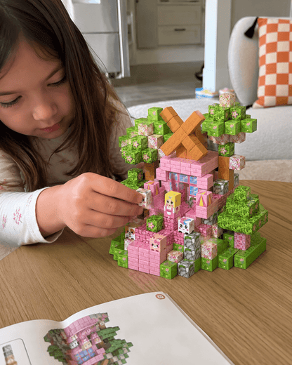 Pink Paradise 100 PCS Magnetic Cubes