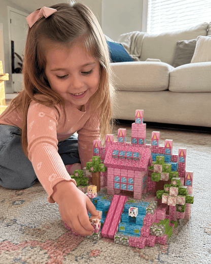 Pink Paradise 100 PCS Magnetic Cubes