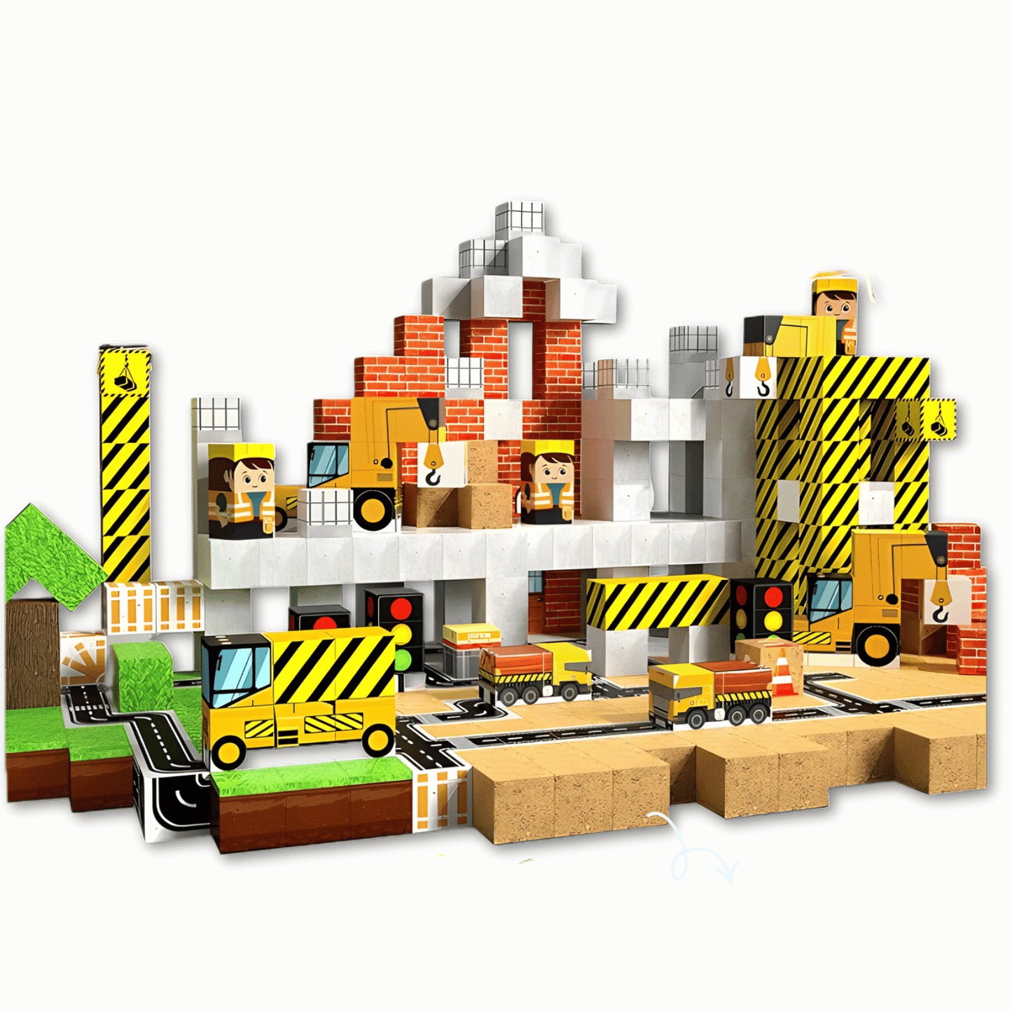 Construction World 100 PCS Magnetic Cubes