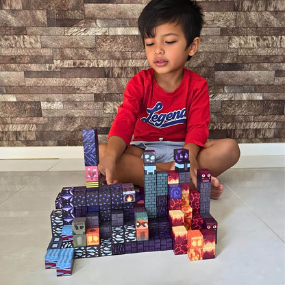 Pixel World Magma Edition 100 PCS Magnetic Cubes