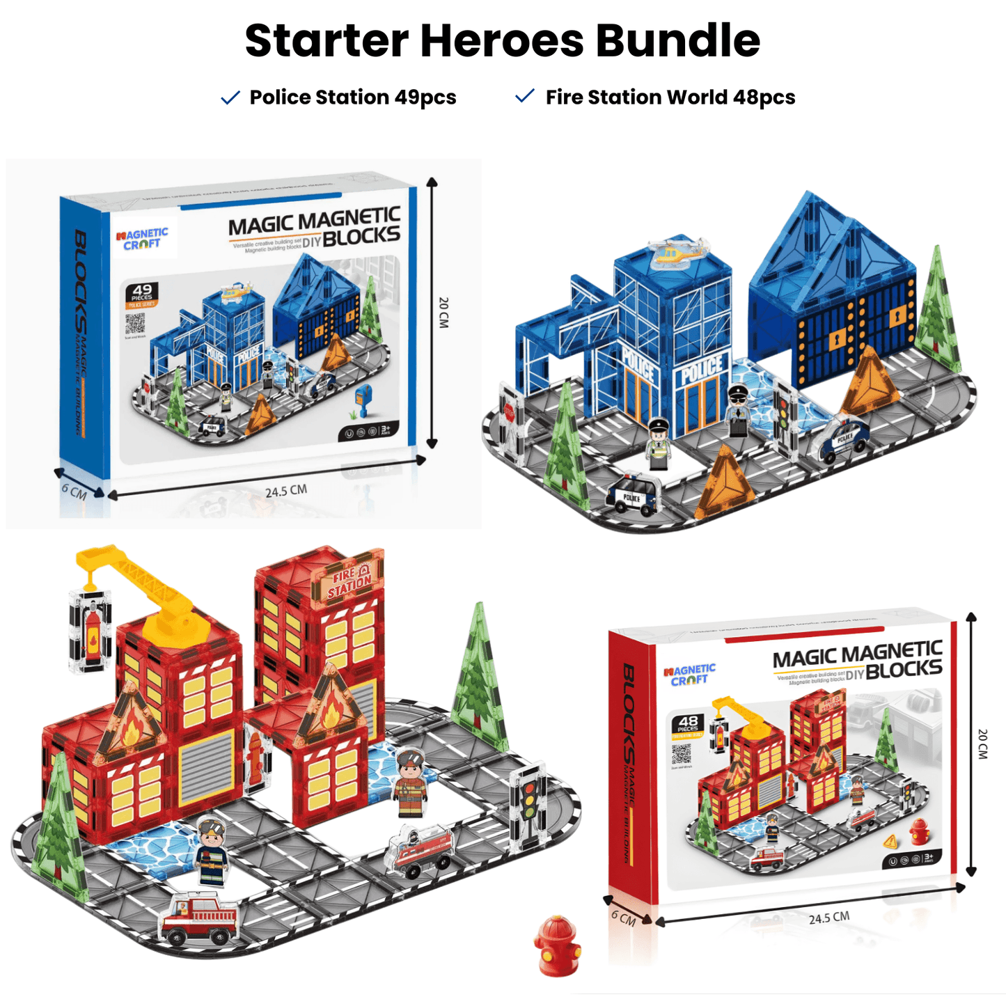 Starter Heroes Bundle (No Moving Cars)
