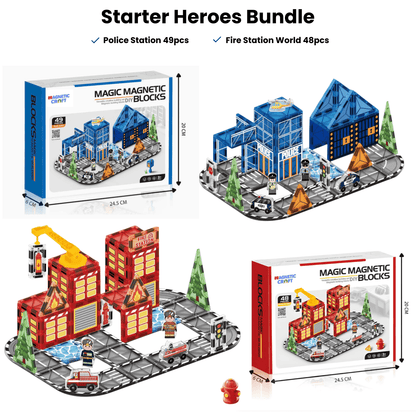 Starter Heroes Bundle (No Moving Cars)