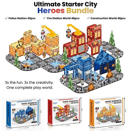 Ultimate Starter City Heroes Bundle (No Moving Cars)
