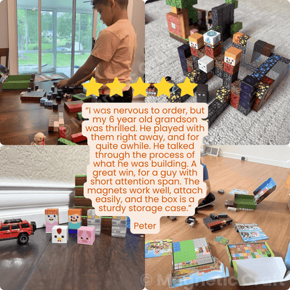 Pixel World 200 PCS Magnetic Cubes