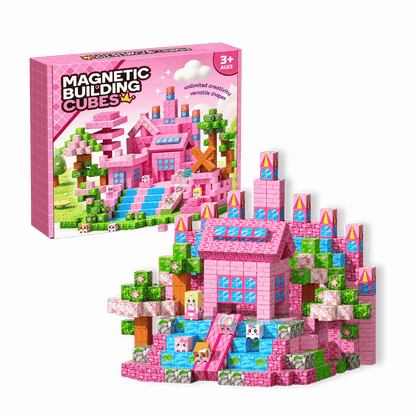 Pink Paradise 100 PCS Magnetic Cubes