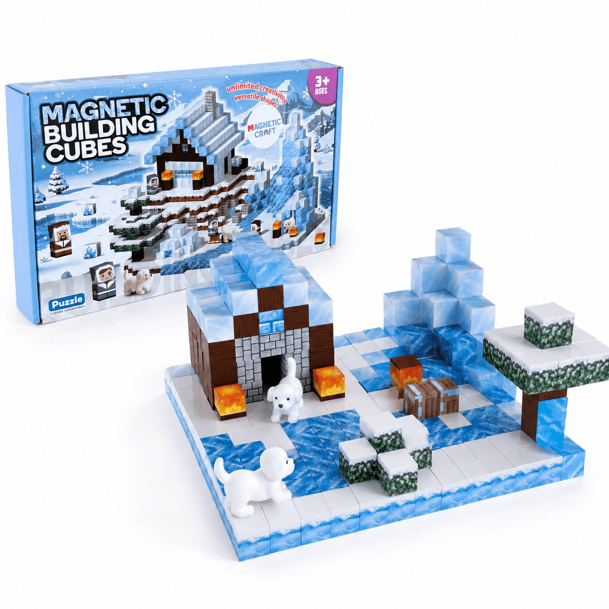 Snow World 300 PCS Magnetic Cubes