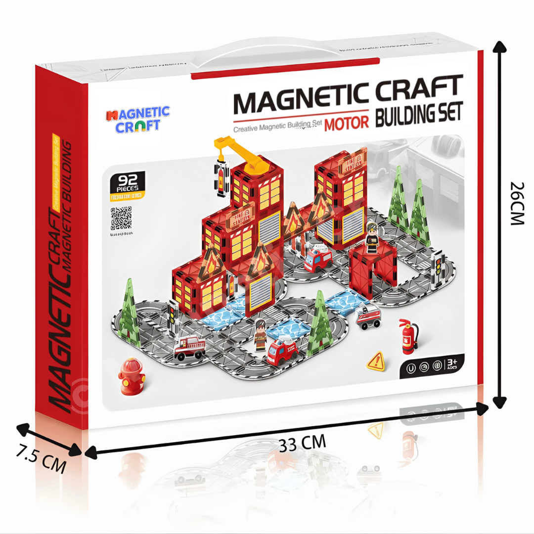 Fire Station Magnetic Tiles