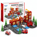 Fire Station Magnetic Tiles