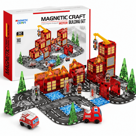 Fire Station Magnetic Tiles