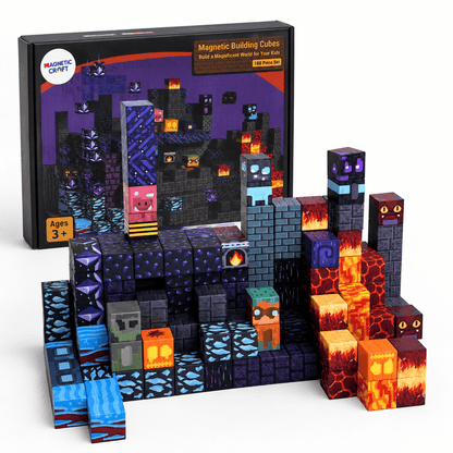 Pixel World Magma Edition 100 PCS Magnetic Cubes