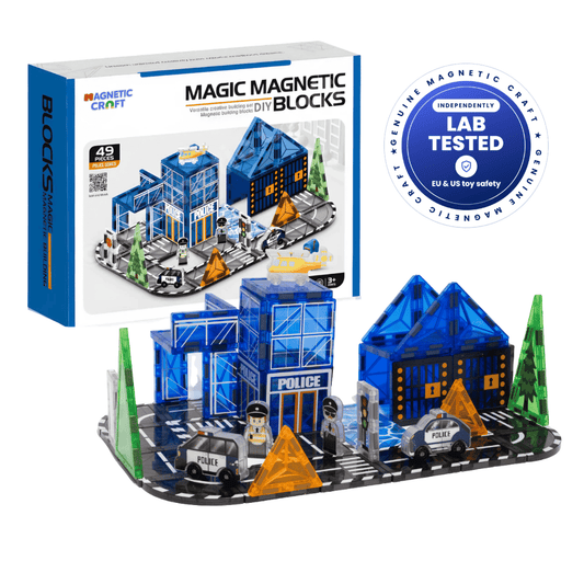 Police Station Magnetic Tiles