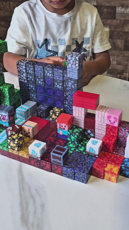 Pixel World 200 PCS Magnetic Cubes
